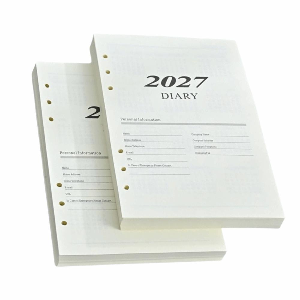 A5 2027 Journal Agenda Plannner Notebook Monthly Weekly Daily Schedule Organizer