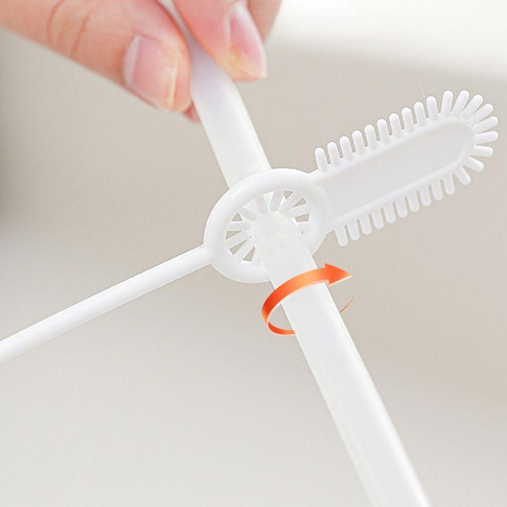 2Pcs Household Straw Cleaning Brush Long Gap Brush New Drinking Straw Cleaner Brush  Kitchen Gadgets