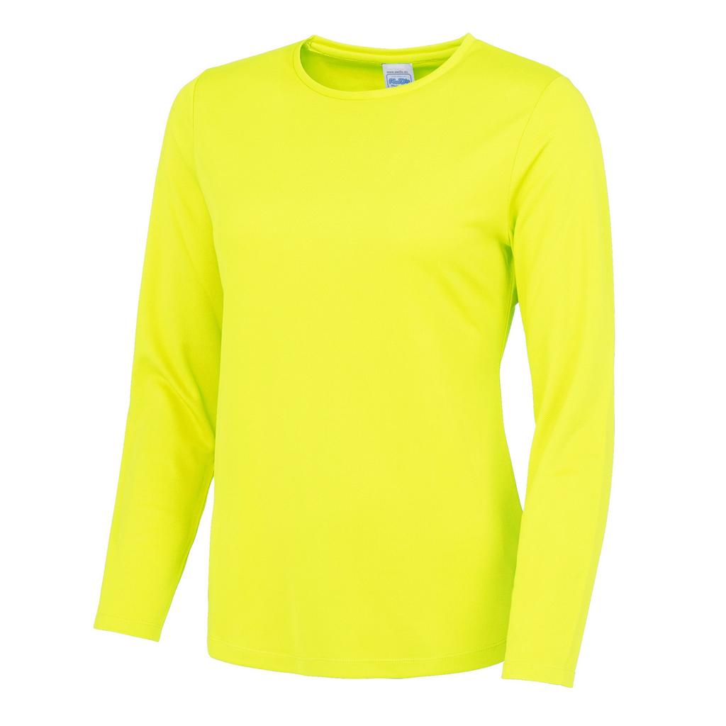 Awdis Женская/женская футболка Just Cool Girlie с длинными рукавами