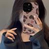 Модный силиконовый чехол для телефона с леопардовым принтом для iPhone 13 14 Max 15 Plus 11 12 Mini SE 7 8 X XS XR кожаный противоударный полный чехол