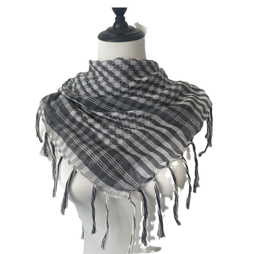 New Lightweight Arab Headscarf Thin Arafat Square Scarf Tactical Outdoor Camping Muslim Square 8SJ29