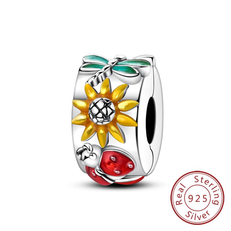 Оригинальные шармы-подвески из меди в виде светлячка, пчелы, бабочки, колибри для браслетов, женские украшения в подарок