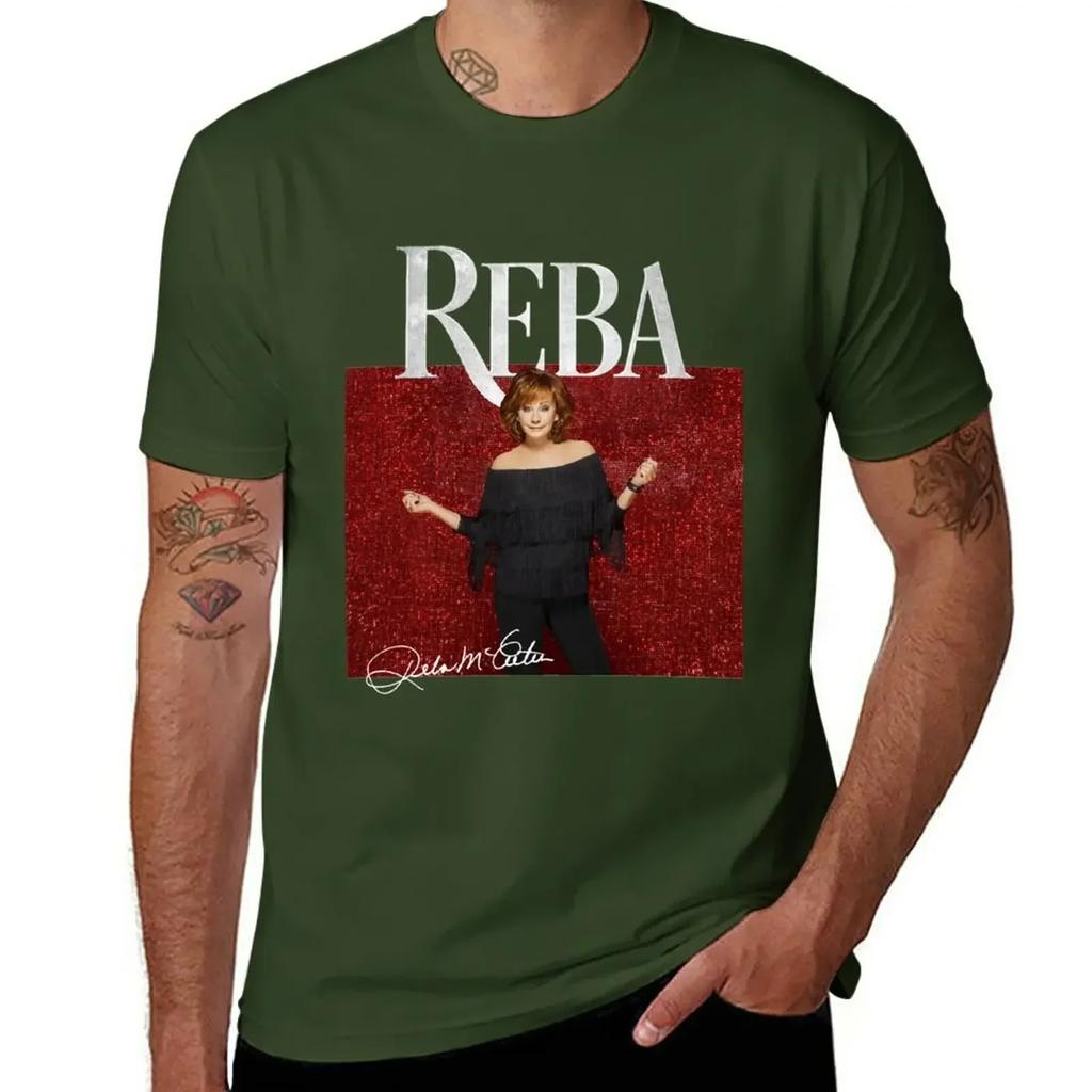 Reba Live in Concert 2022 с фирменной футболкой футболки больших размеров Мужские футболки