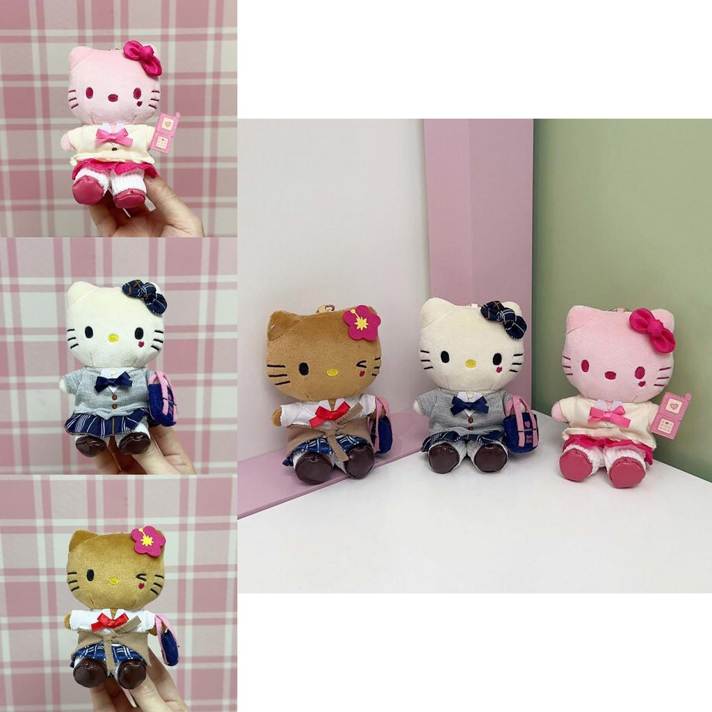 Плюшевая игрушка кошка с коротким бархатным мехом для коллекции девочек