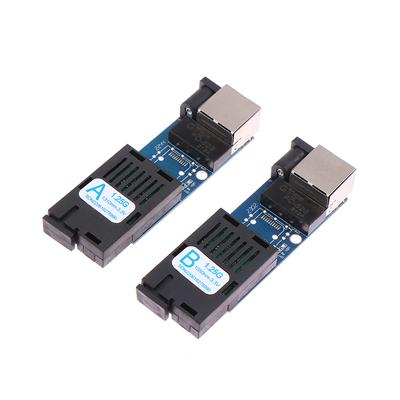 Мини Гигабитный волоконно-оптический медиаконвертер 1000 Мбит/с одномодовый 3-5 км Upc/Apc Sc-порт A/B порт