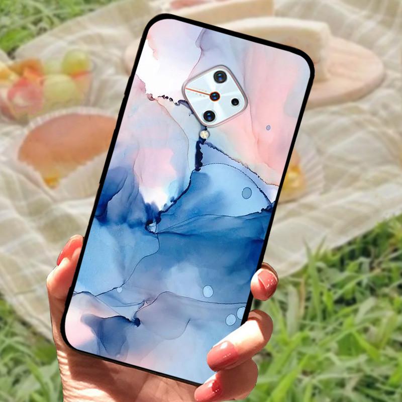 Для Vivo V17 Россия Чехол Vivo 1920 ТПУ Мягкий Силикон Мраморный Чехол для Телефона Для Vivo S1 Pro Fundas V1945A V1945T Чехол Оболочка