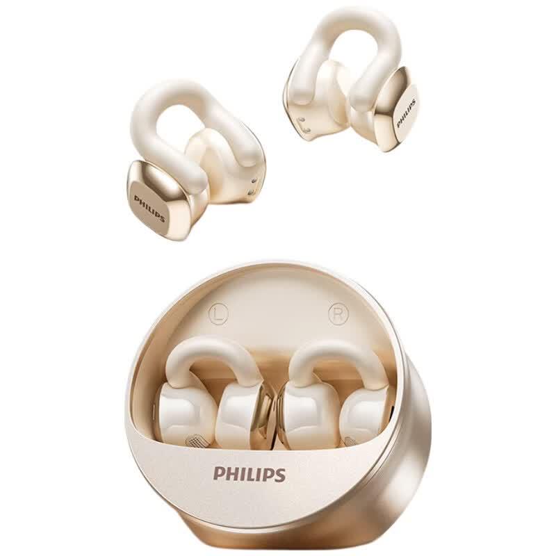 Philips TAQ4220 Wireless Ear-Clip Bone Conduction Noise Cancelling Headphones