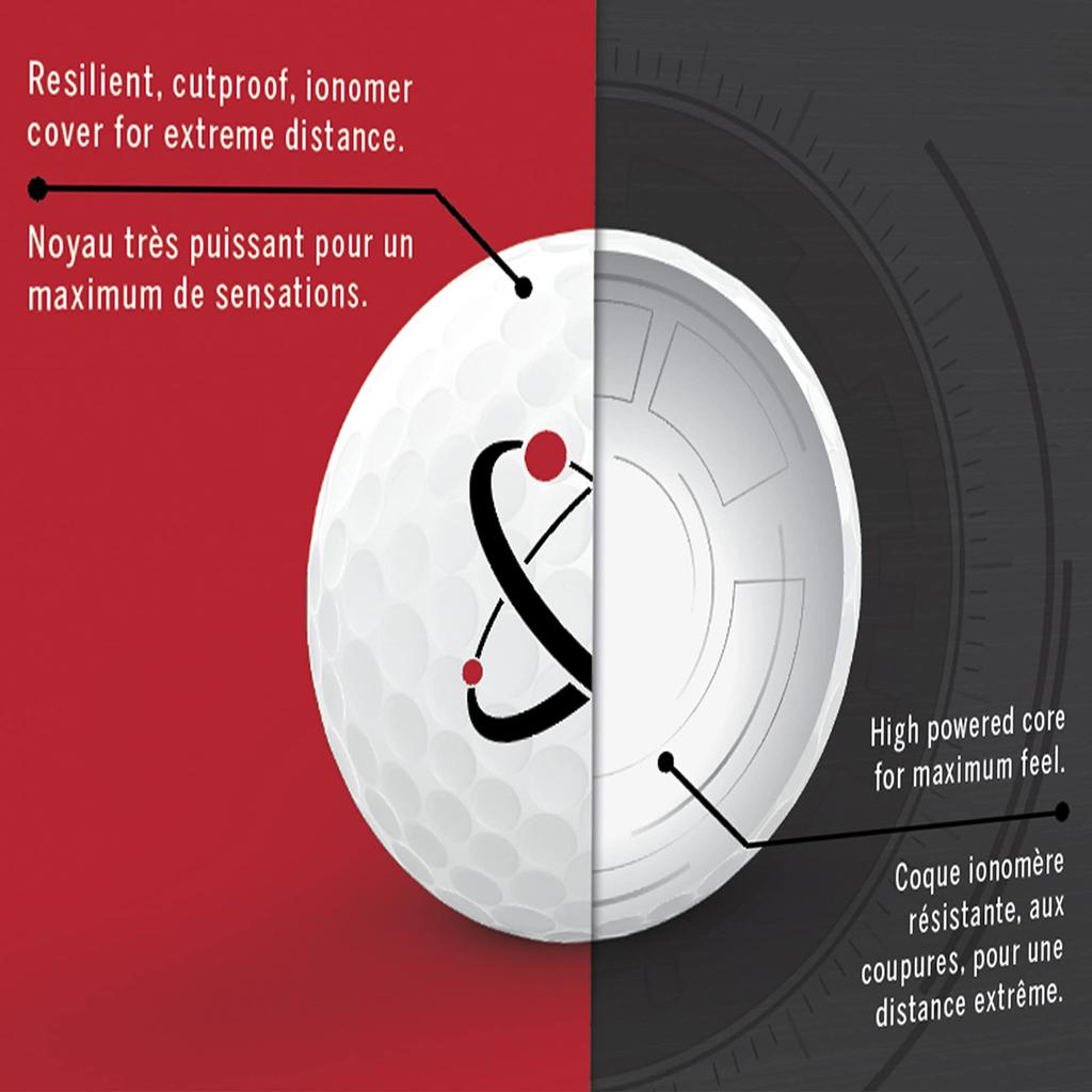 Wilson Мячи для гольфа Smart Core, набор из 24 штук, белый цвет