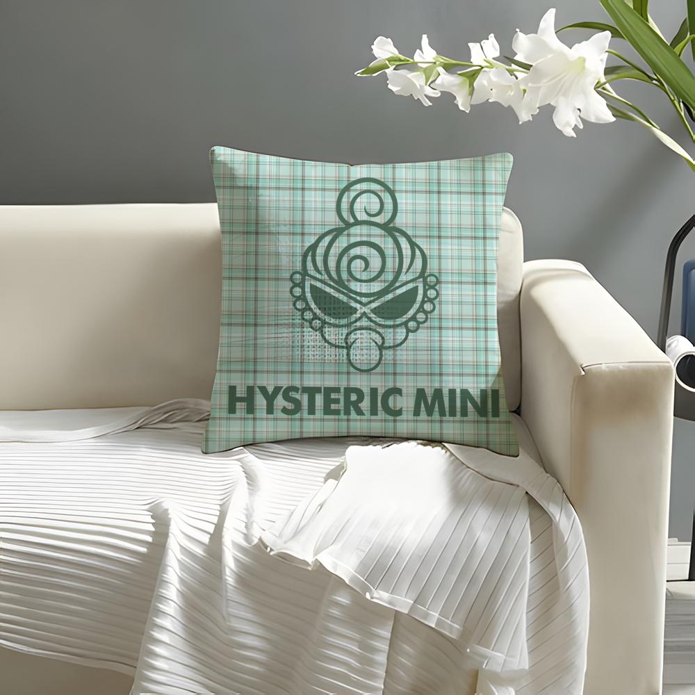 Cool Hhysteric cute mini Pillow Case Natural Linen Organic Fabric DoubleSided Printing Sofa Home Decor Cushion Cover