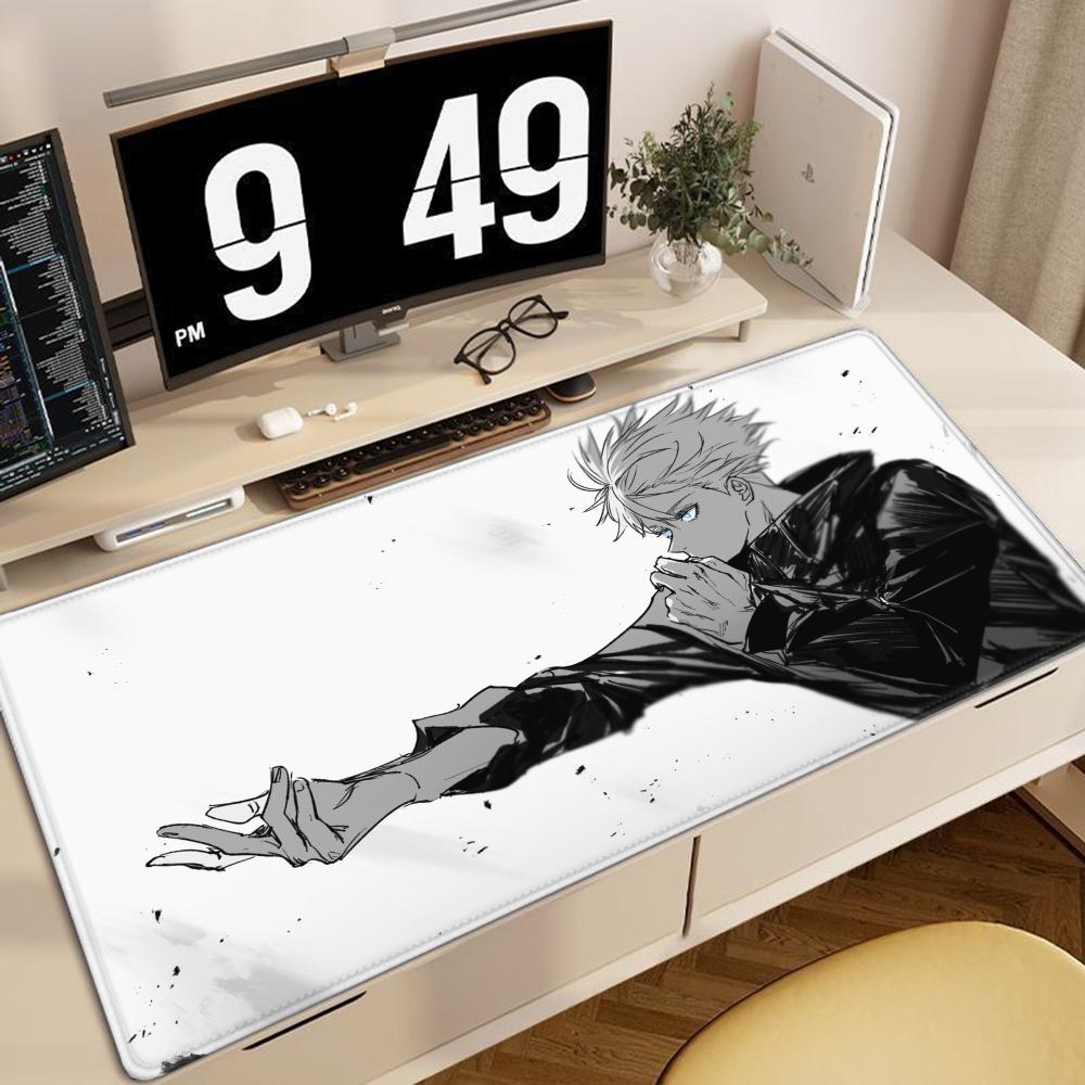 Игровой коврик для мыши Jujutsu Kaisen Годжо Сатору Большой коврик для мыши Геймерская компания Клавиатура Коврики для мыши Большой ковер для компьютерного стола