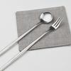 Avella Matte Stainless Steel Long Teaspoon Silver