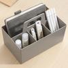 Коробка для хранения канцелярских товаров, экономящая место, Многофункциональная косметичка, Настольный органайзер, Дом