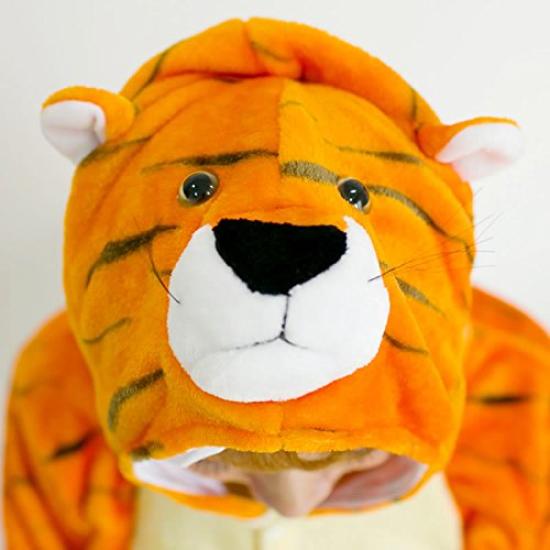 Tiger Animal Kigurumi Cosplay Costume Kigurumi, Kigurumi, Pajamas, (M (161cm-170cm))