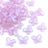 10Pcs Pearlescent Color Butterfly Loose Beads Fashion Exquisite Peandants DIY Jewelry Accessories