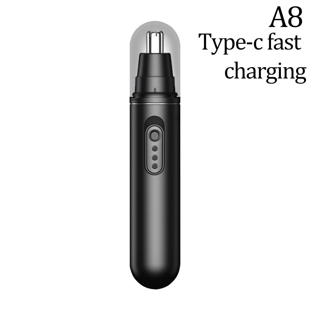 Электрический триммер для носа для мужчин, перезаряжаемые ножницы для волос в носу, очиститель для носа, бритва и триммер для волос в носу