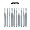 10Pcs/Box WellCK FG Dental Carbide Burs Dia 1.6mm For High Speed Tungsten Steel Burs FG330 FG556 FG245 FG34