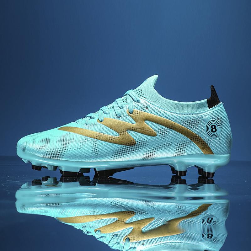 Мужские футбольные бутсы с длинными шипами и высокой лодыжкой, футбольные бутсы AG, детские уличные бутсы для травы, футбольные бутсы, тренировочные спортивные футбольные бутсы