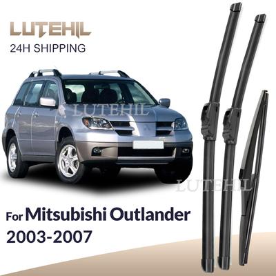 Для Mitsubishi Outlander MK1 2003-2007 2004 2005 2006 Дворники Передние и Задние Стеклоочистители Лобовое Стекло Окно 22"+19"+14"