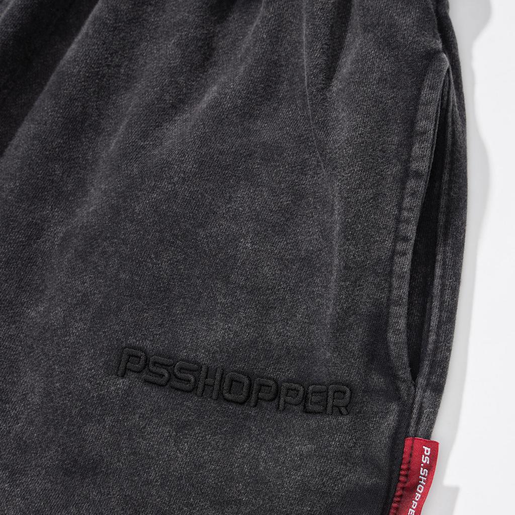 PSSHOPPER Джинсовые брюки-джоггеры высокой плотности [Черный]