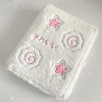 A6 мультяшный плюшевый переплет карточная книга Pocards коллекция книг Ins Girl Cute Kpop Idol Card Po альбом держатель книга канцелярские принадлежности