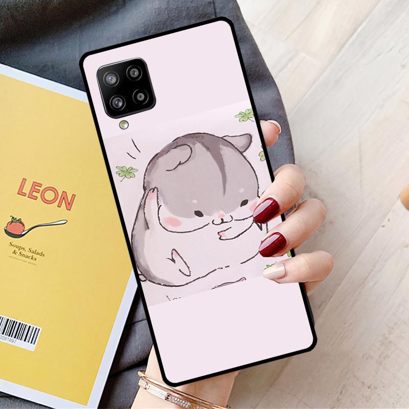 Чехол Кролик мышь Хомяк Для Samsung Galaxy A15 A35 A55 A36 A56 A26 A16 A22 A32 A52 A54 A34 A53 A33 A13 A06 A05