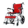 Portable Wheelchair Scooter Small Simple Folding Lightweight Inflatable Travel Elderly Trolley Foldable Armrest 20 Inch Large Tire