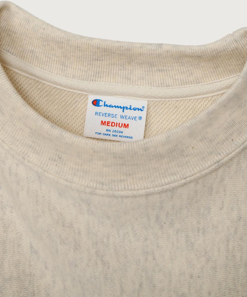 Champion Женская свободная толстовка с круглым вырезом и обратной вязкой, цвет овсяный