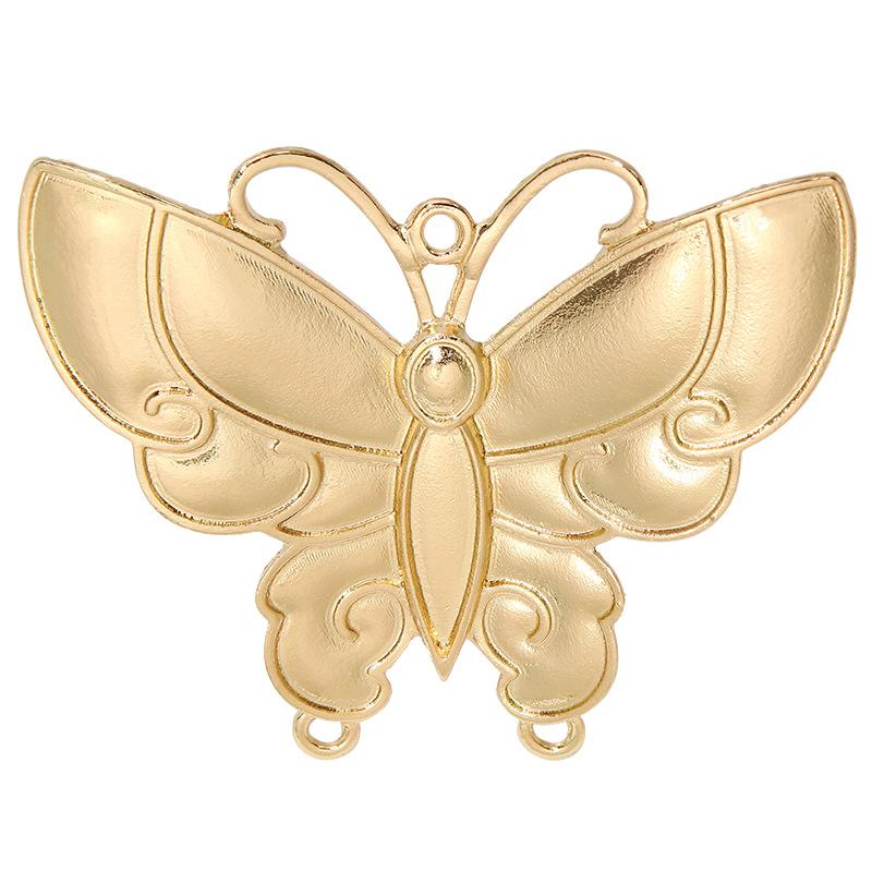 Нематериальное культурное наследие, самодельная брошь Nuodian Bottom с жемчужной бабочкой, булавка, антикварные аксессуары Hanfu, электрофорез, пигмент-сохраняющий низ