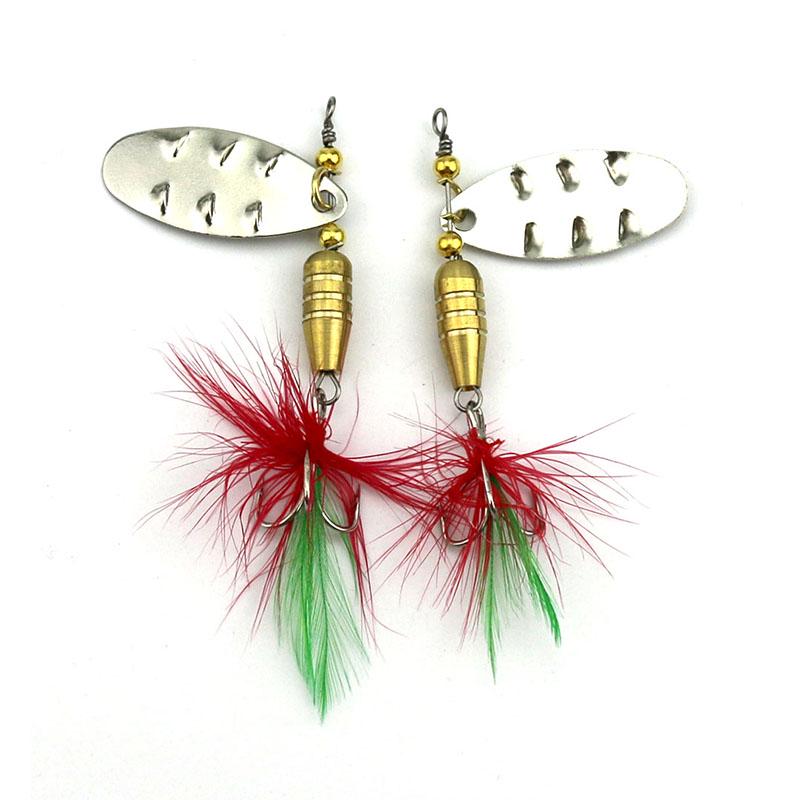 5 шт. HENGJIA 6,4 см 6,8 г металлические рыболовные ложки, приманка для форели, окуня, щуки, рыболовные приманки