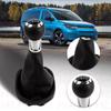 Для VW Caddy Touran 2003 2004 2005 2006 2007 2008 2009 2010 2011 2012 2013 2014 2015 6-ступенчатая ручка переключения передач + чехол из ПУ кожи