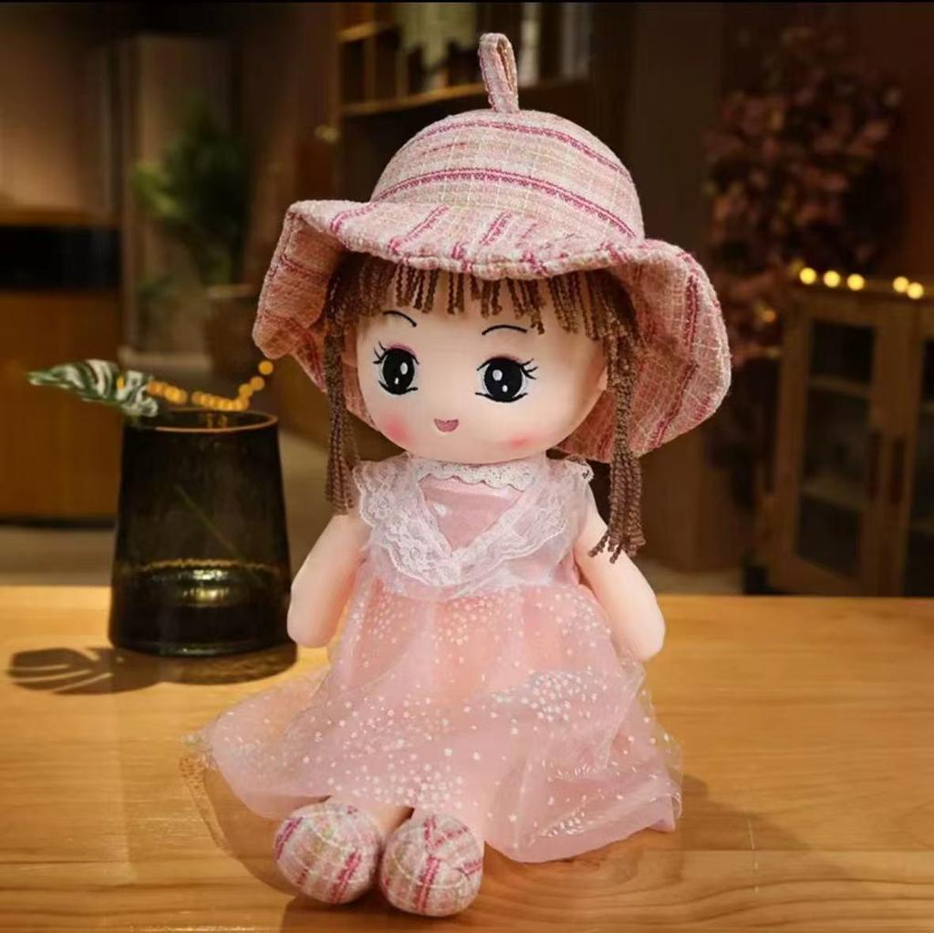 Очаровательная плюшевая кукла для девочек - Успокаивающий подарок на день рождения