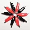 10Pcs/5Pairs 44Mm Alligator Clip Clamp Test Testing Probe Black+Red Large Size