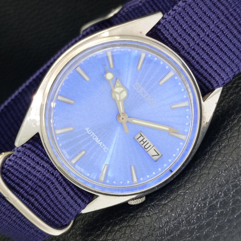 АВТОМАТИЧЕСКИЕ 6319A ВИНТАЖНЫЕ SEIKO ЯПОНИЯ МУЖСКИЕ ЧАСЫ С ЦИФЕРБЛАТОМ НЕБЕСНО-ГОЛУБОГО ЦВЕТА a701440-5
