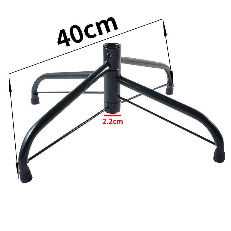 Темно-зеленая металлическая подставка для рождественской елки для праздничного декора диаметром 35 см