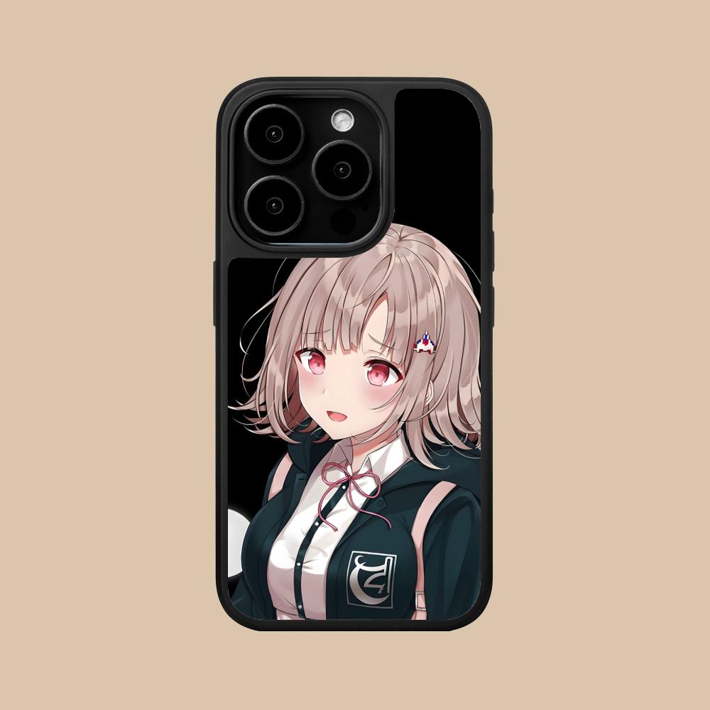 Чехол для телефона Danganronpa Чиаки Нанами для iPhone 17 16 15 14 13 12 11 Air Pro Max Plus Матовая поверхность