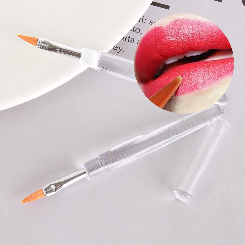 Hot sale Portable Crystal Handle Lipstick  Lip Brushes Applicator Flexible