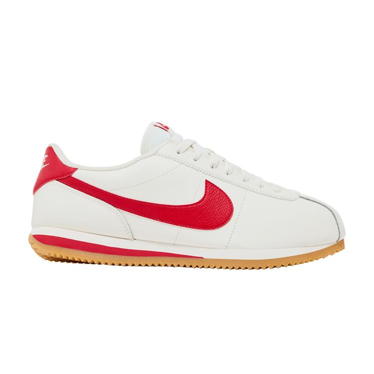 Nike Cortez Кожа Парусник Резина Желтый Университетский Красный