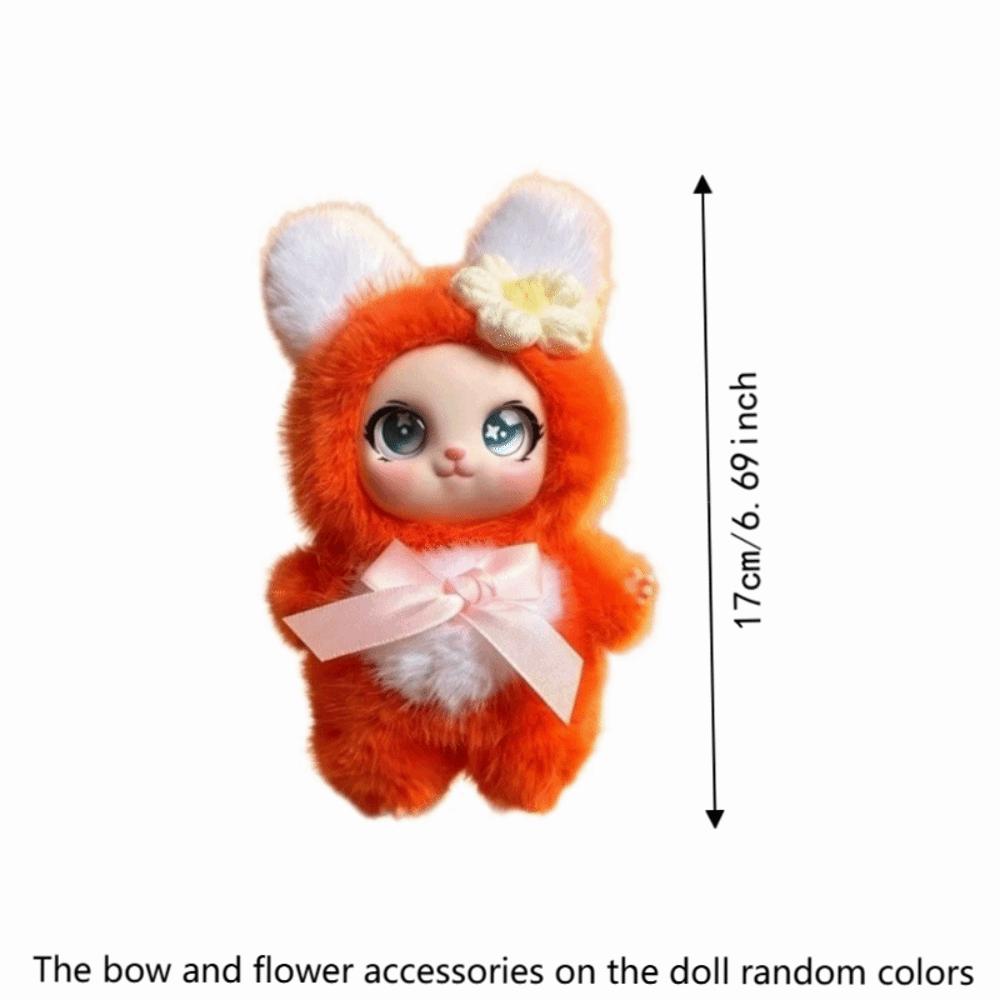 Bag Hanging Rabbit Plush Keychain Bunny Plush Doll Pendant Kids Christmas Gifts