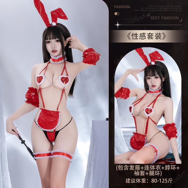 Сексуальное эротическое нижнее белье бесплатный кролик чистое желание халат соблазнение бикини qqny женщины запретный флирт секс забавная одежда