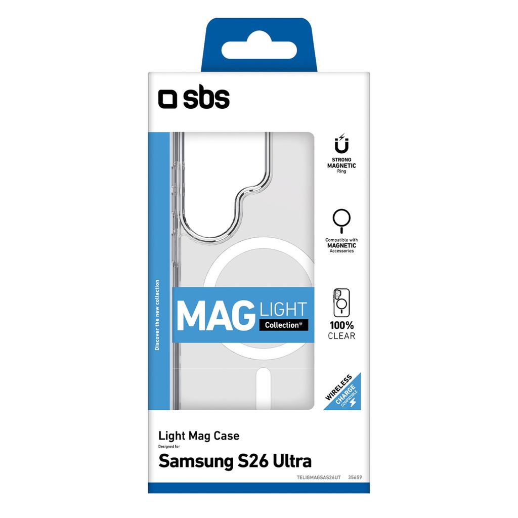 Samsung Galaxy S26 Ultra Cover Light Mag MagSafe Protective Case - Transparent