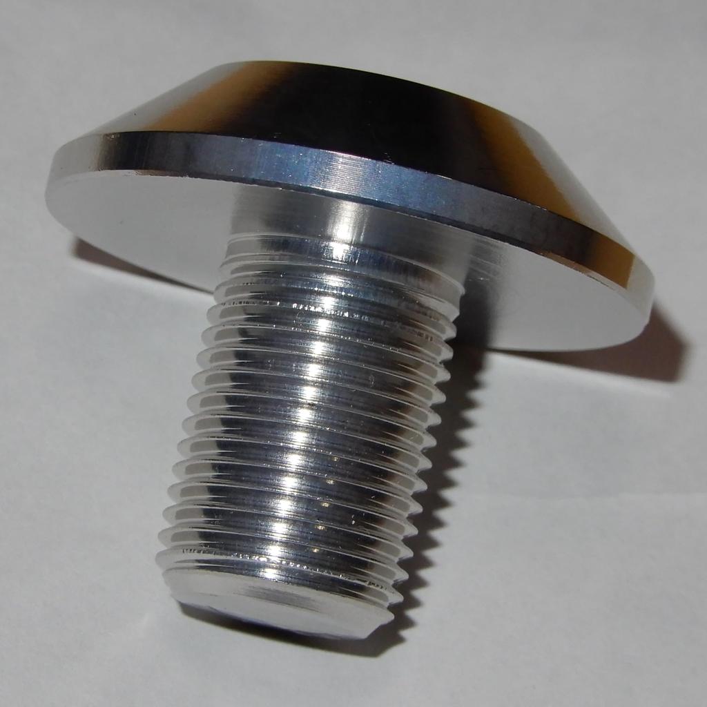 Болт штока HURRICANE (М14ХР1.25) Серебро HT0805A