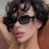 Sexy Small Rectangle Sunglasses Fashion Women Vintage Designer Sun Glasses Men Shades Female Eyewear UV400
