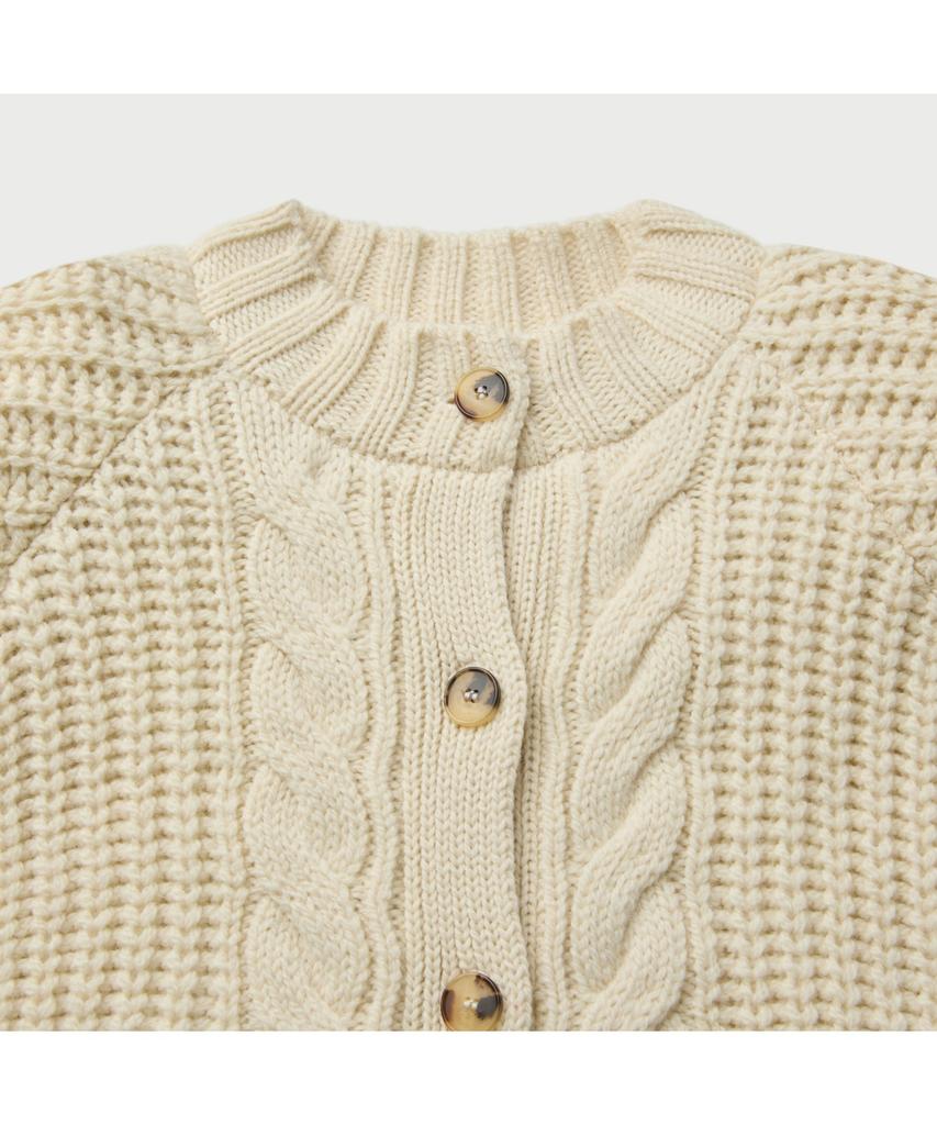 IROWOMEN Garik Over-Shoulder Nordic Cardigan Iowcw25101Ivx