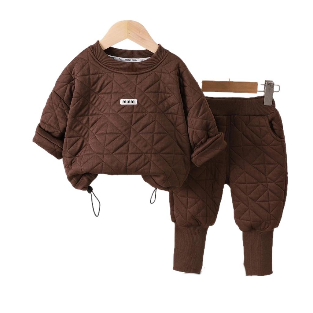 Детский повседневный комплект с длинным рукавом, удобные наряды для повседневной носки