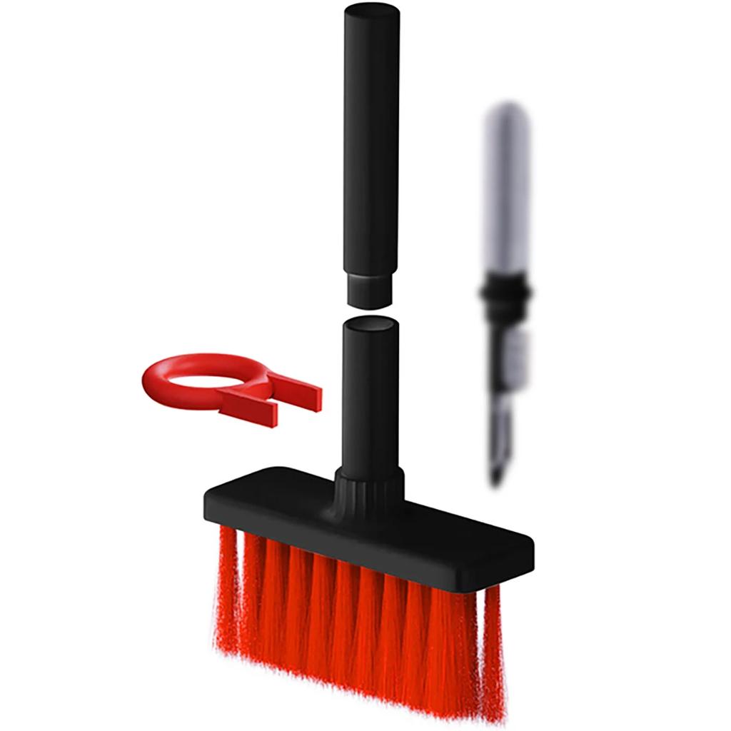 5-in-1 Keyboard Cleaning Brush Computer Earphone Cleaning Tools Cleaner Keycap Puller Kit for PC Airpods Brush Corner Gap Duster
