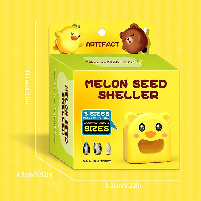 Овощечистка для семян подсолнечника, автоматическая машина для очистки семян подсолнечника, мультяшная чувствительная открывалка для дыни, безопасная для защиты зубов