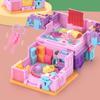 Расширяемые кукольные домики с мебелью 3D Имитация замка принцессы Игрушка Детский подарок на день рождения