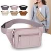 Multi-layer Chest Bag Women's Lightweight Shoulder Crossbody Bag Nylon Sport Riding Waist Bag