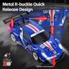 Rechargeable 1:28 2.4G RC Car with Cool LED Lights 4-wheel Drive Gyro 30KM/H High Speed Radio Control Model Drift Racing Vehicle Toy Gift for Children