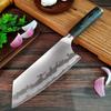 Тесак для мяса, ковка, нож шеф-повара, мясника, кухонный нож из нержавеющей стали, кованый нож для снятия шкур, нож для нарезки, деревянная ручка, кухонные инструменты